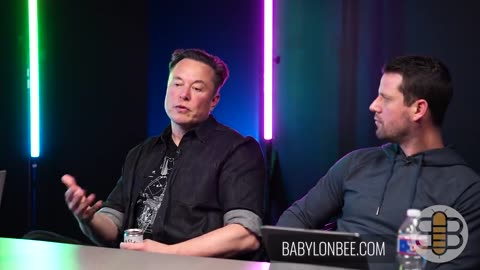 Elon musk sit down with Babylon bee