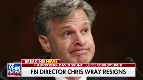 BREAKING NEWS: FBI Director Christopher Wray resigns