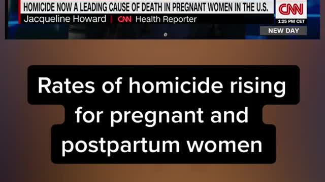 Rates of homicide rising for pregnant and postpartum women