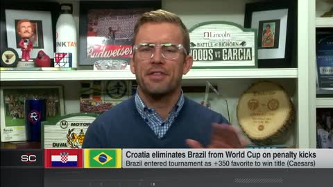 'INEXCUSABLE' World Cup favorite Brazil eliminated by Croatia in penalties SportsCenter