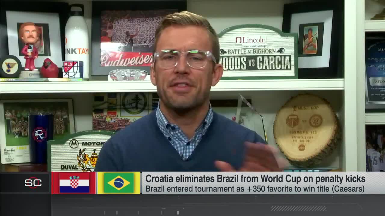 'INEXCUSABLE' World Cup favorite Brazil eliminated by Croatia in penalties SportsCenter