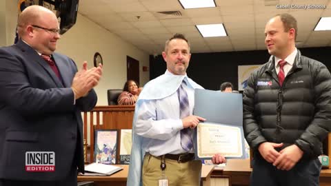 Principal Honored as Superhero for Giving Student CPR