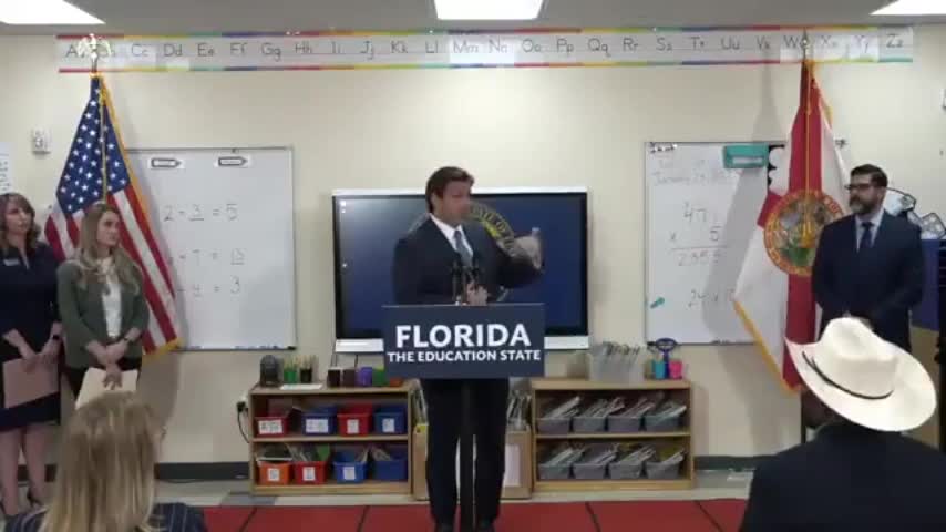 Ron DeSantis Stands Up For The Kids In BREATHTAKING Speech