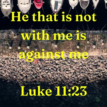 He that is not with me is against me: and he that gathereth not with me scattereth.