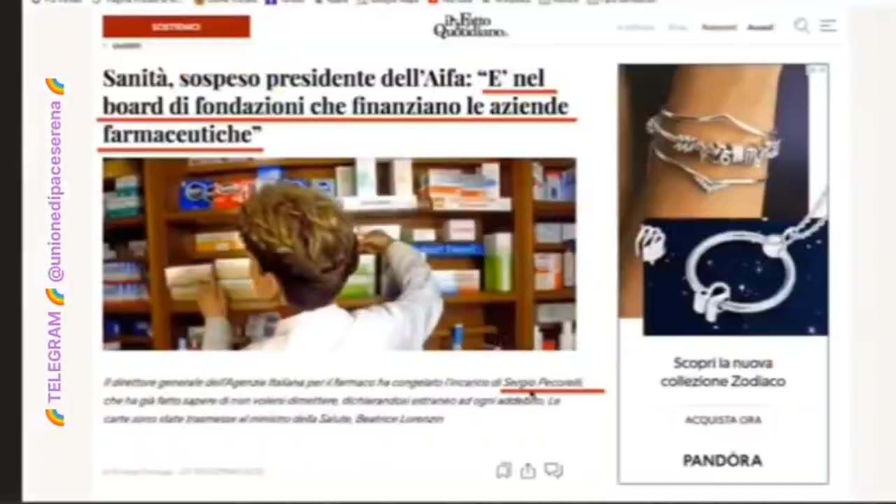 La truffa sottostante agli obblighi vaccinali