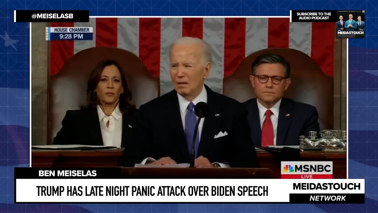 Trump has late night Panic ATTACK over biden speech