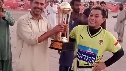 INTERNATIONAL INDONESIA FOOTBALL FINAL MSTCH IN KARACHI CELEBRATION MUST WATCH