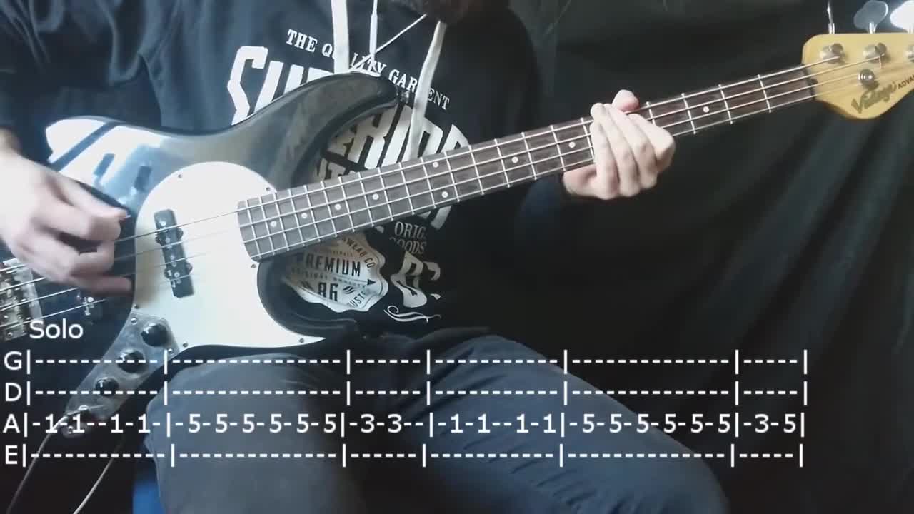 Sonic Syndicate - Denied Bass Cover (Tabs)