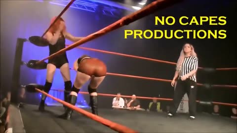 WOMAN WRESTLING "Compilation low blows to wonder woman"