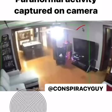 Paranormal activity captured on camera