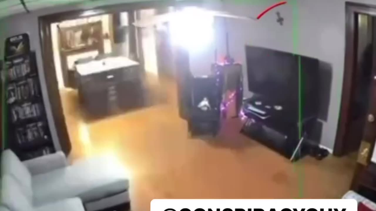 Paranormal activity captured on camera