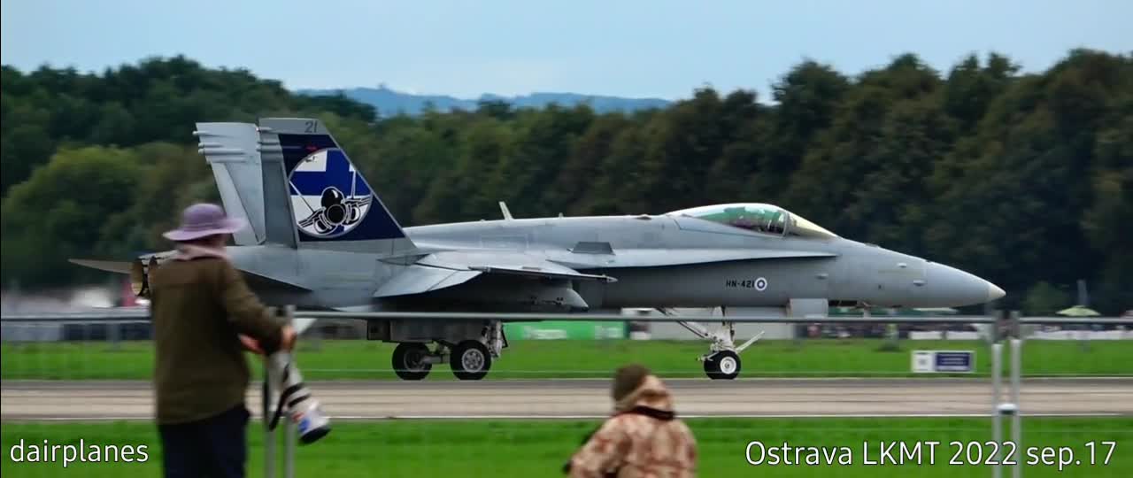 Jas-39 F-16 F-18 Ostrava 2022