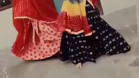 Village girl dance dog looking rajsthan India America japan