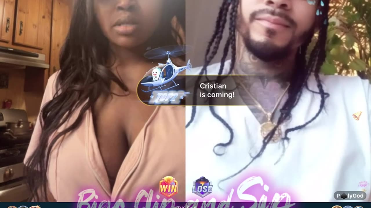 Liyah let's PolyGod have virtual parenting time with Angel 3/2/24 #bigoclipandsip