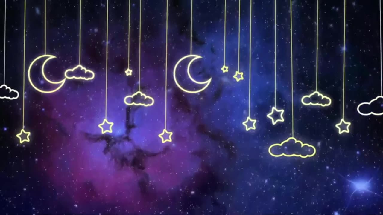 Piano Lullaby Baby Music MOON AND STARS Bedtime Music