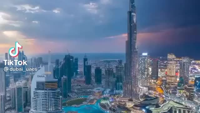 City of dreams😍 Night view of dubai🖤