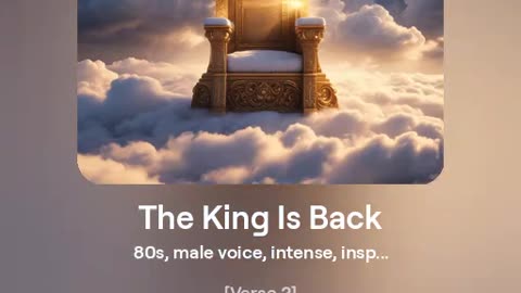 The King Is Back Version 3