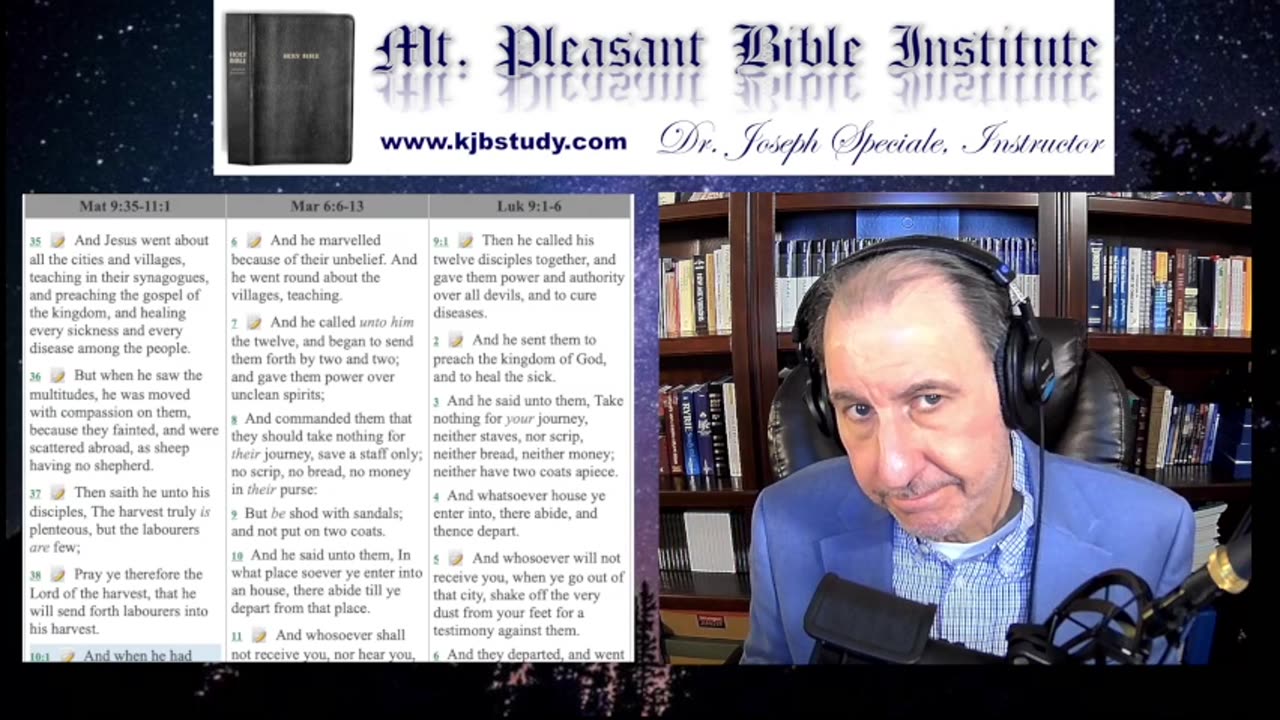 Mt. Pleasant Bible Institute (03/13/23)- Matthew 10:1-2