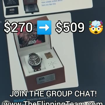 From Wookiee to Wealth: Flipping a Chewbacca Watch for Massive Profits Online! #theflippingteam