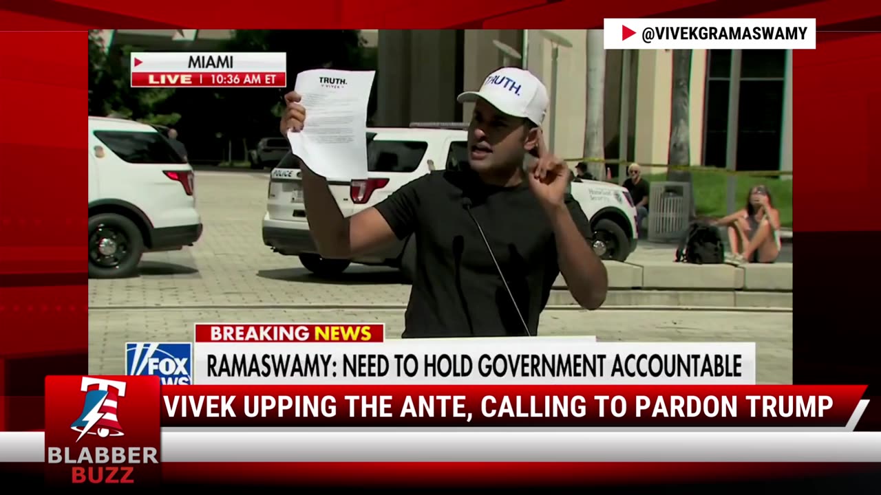 Vivek Upping The Ante, Calling To Pardon Trump