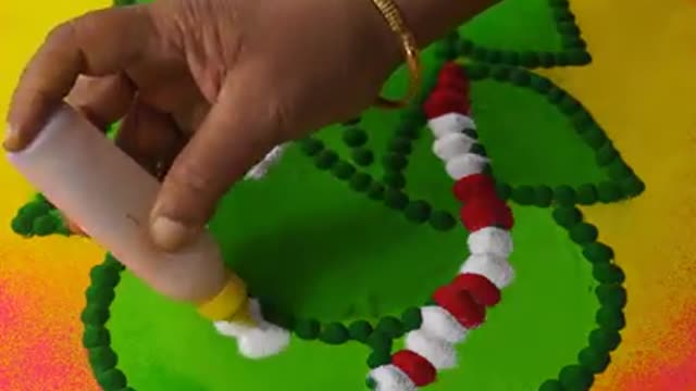 Lord Ganesh rangoli video