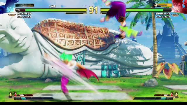 SFV: Juri (Darklos55) vs Chun-Li (SifuManny)