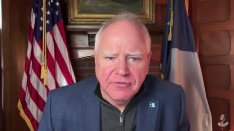 Tim Walz breaks his silence, says that the election result is "a bit scary"