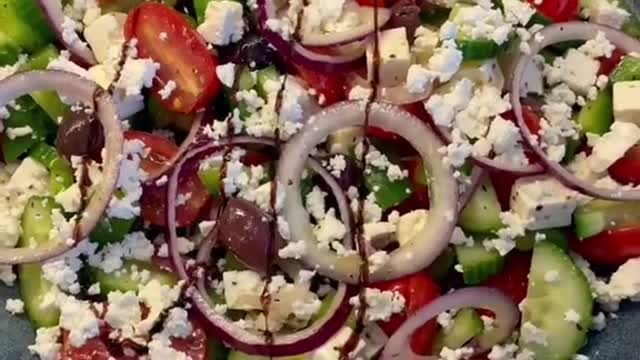 GREEK SALAD🥗 Ultimate Yummy salad TRY it OUT 🔥