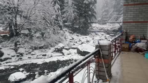 Kasol,Himachal pradesh snowfall