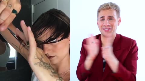 Reacting to people following my wolf cut tutorial