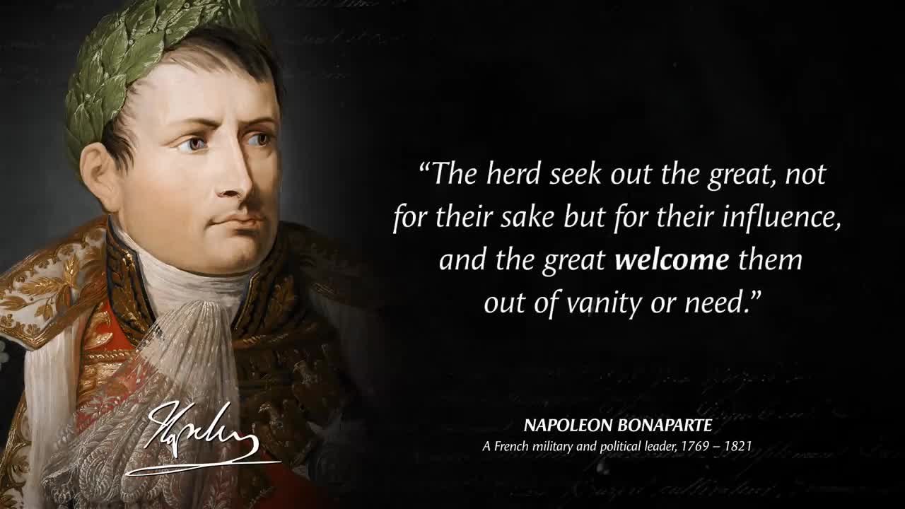 Napoleon Quotes you need to Know before 40