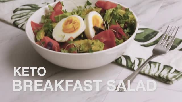 Keto Salmond Salad