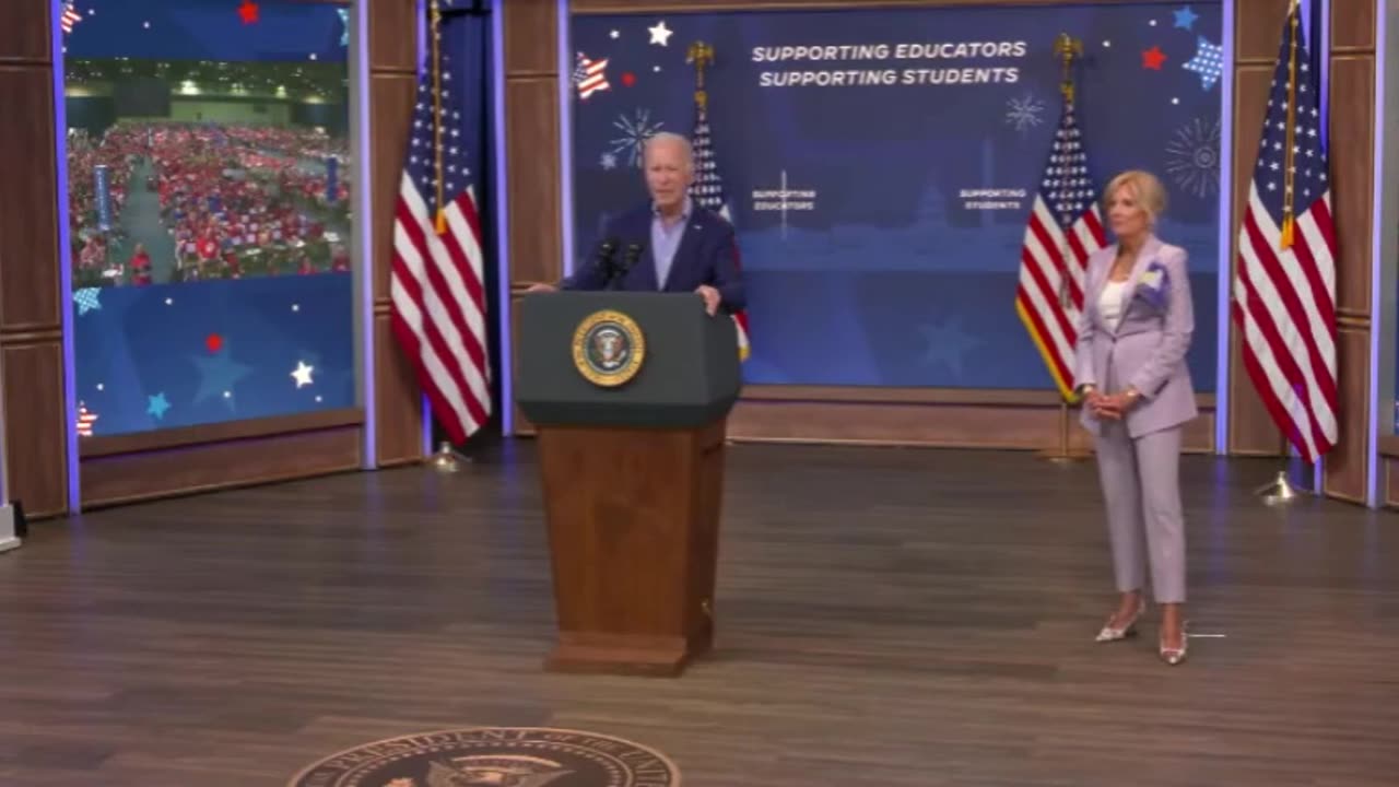 Creepy Joe Delivers ALARMING July 4th Speech