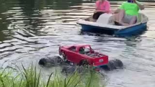 Primal RC Raminator Goes Swimming