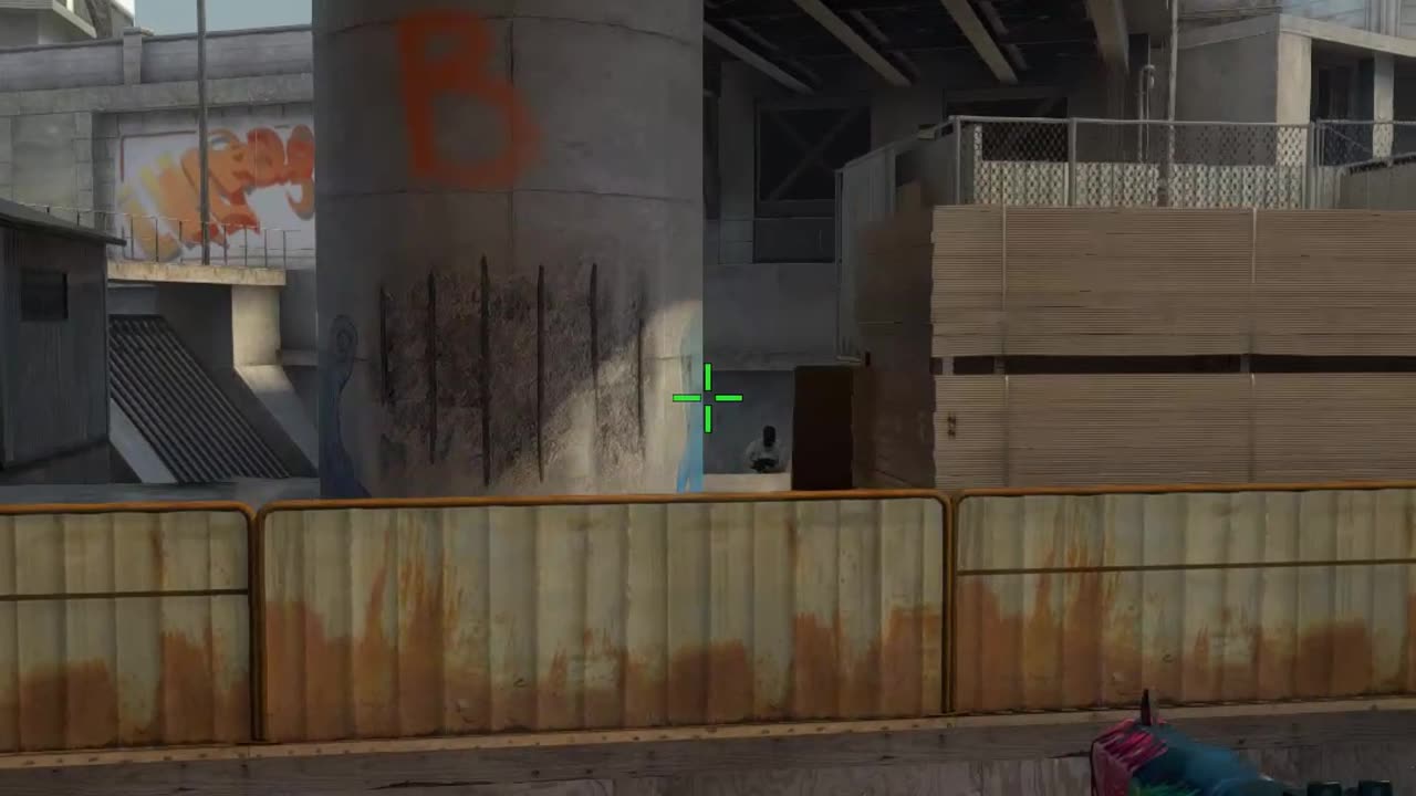 Five-seveN, 3K on Overpass. csgo