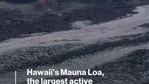 Hawaii's Mauna Loa,the largest active volcano in the world, begins erupting