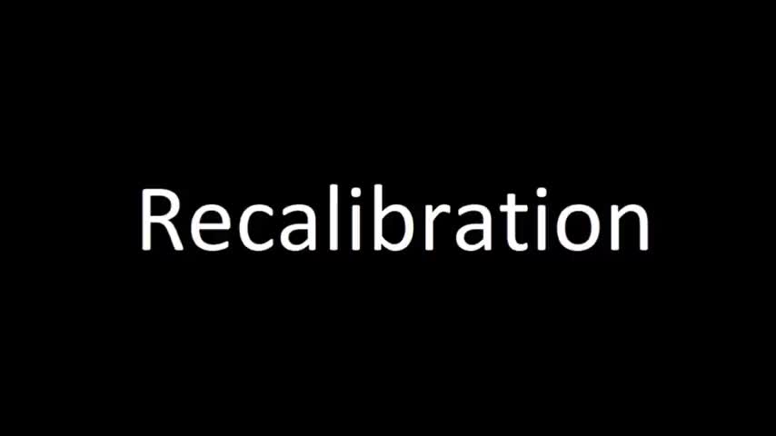 Recalibration