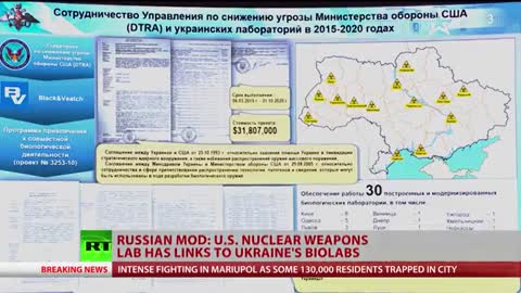 el gobierno norteamericano disponía de laboratorios de guerra biológica en Ucrania