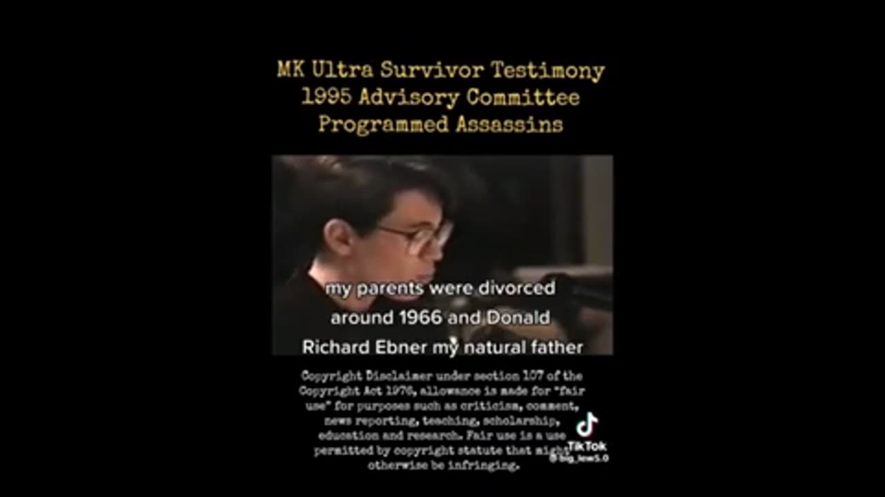MK Ultra... oh it's been going on for a long time