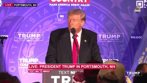 President Trump in Portsmouth, NH - 17 Jan 2024