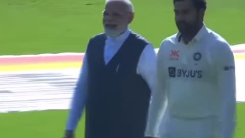 Australian & indian prime minister’s together in india | cricket match | ind vs aus