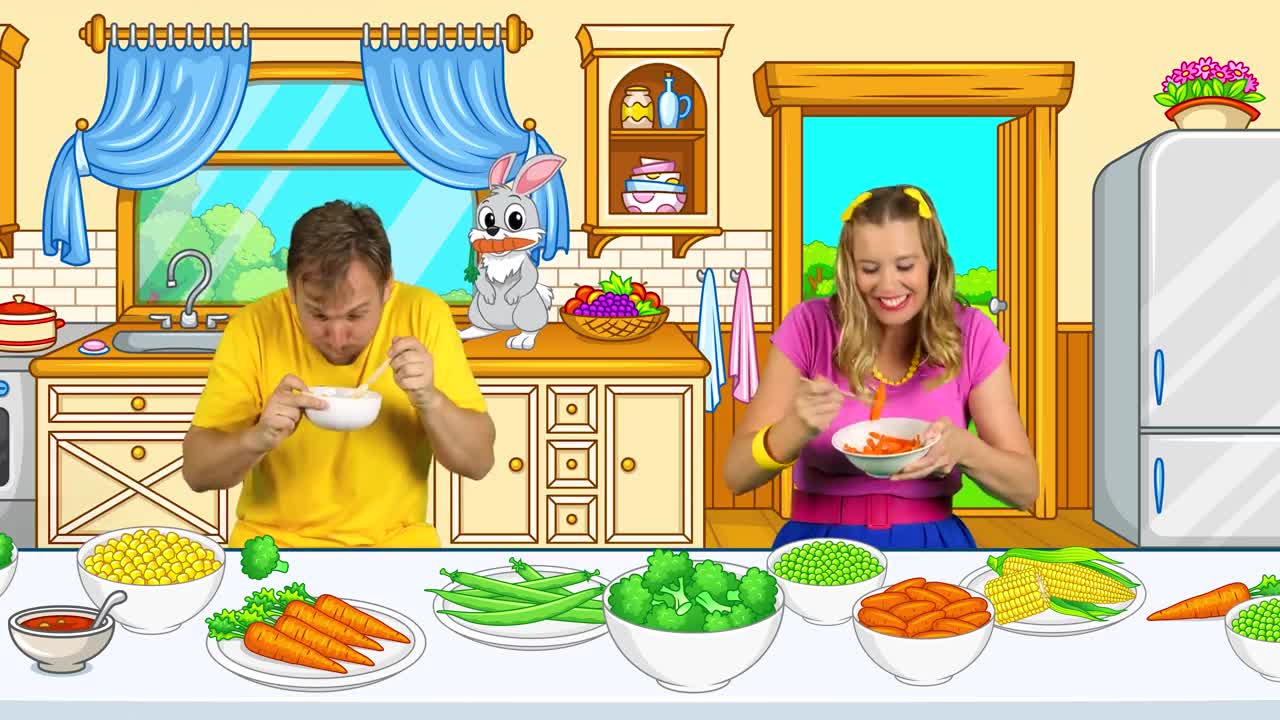 Vegetables Song - So Yummy! | Nursery Rhymes and Kids Songs