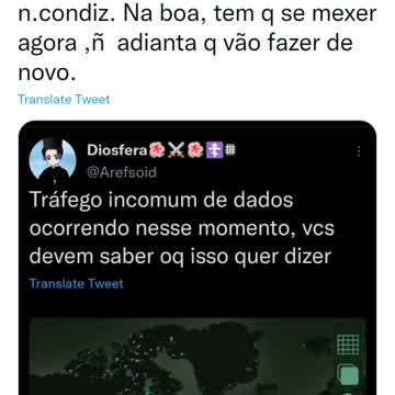 Tráfego incomum de dados