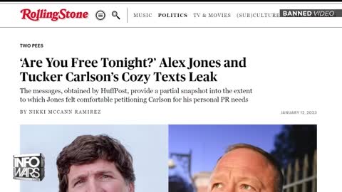 Alex Jones Responds to Attacks on His Friendship with Tucker Carlson
