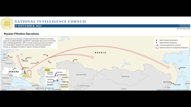Deported to Russia an estimated hundreds of thousands of Ukrainian citizens