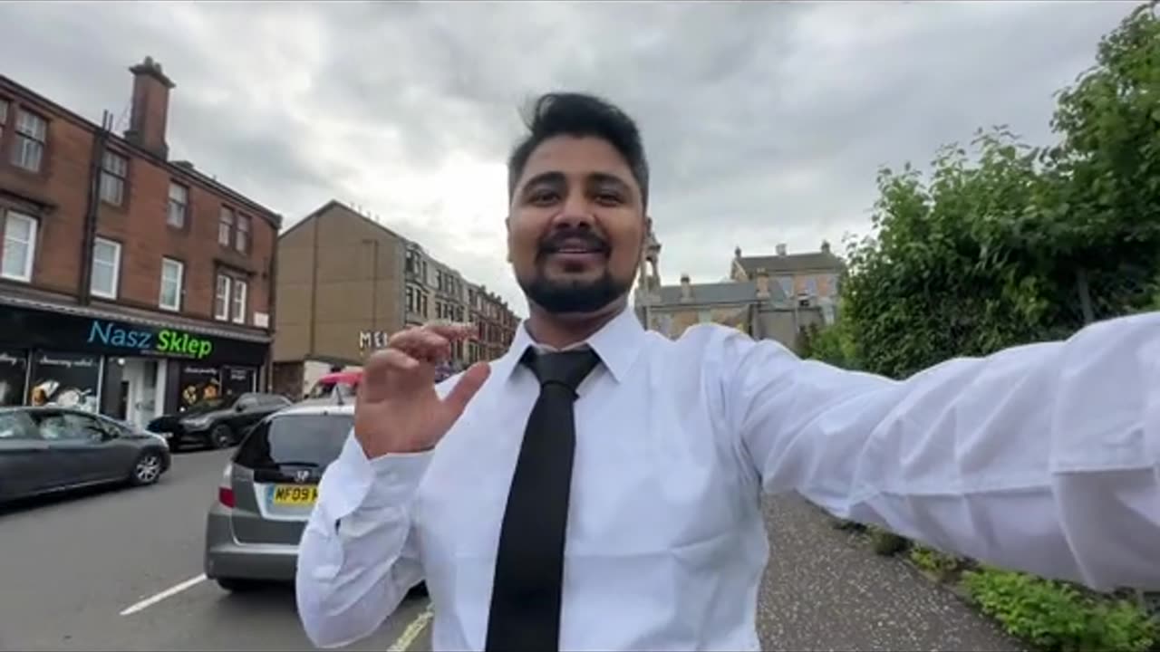 UK Job asian boy excitement