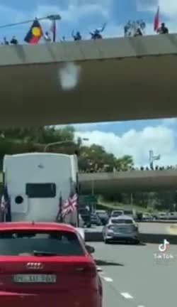 Australian truck convoy