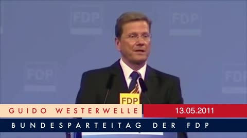 Guido Westerwelle - „Die Freiheit stirbt immer zentimeterweise“