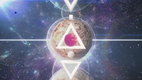 Retro space in 3D animation