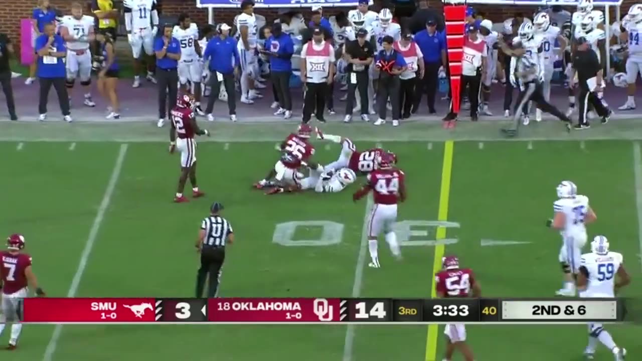 Oklahoma vs SMU Highlights | College Football Week 2 | 2023 College Football